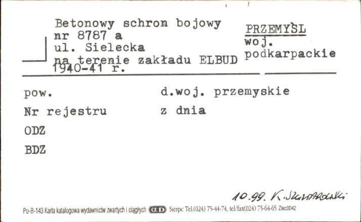 schron bojowy nr 8787a, skan 1
