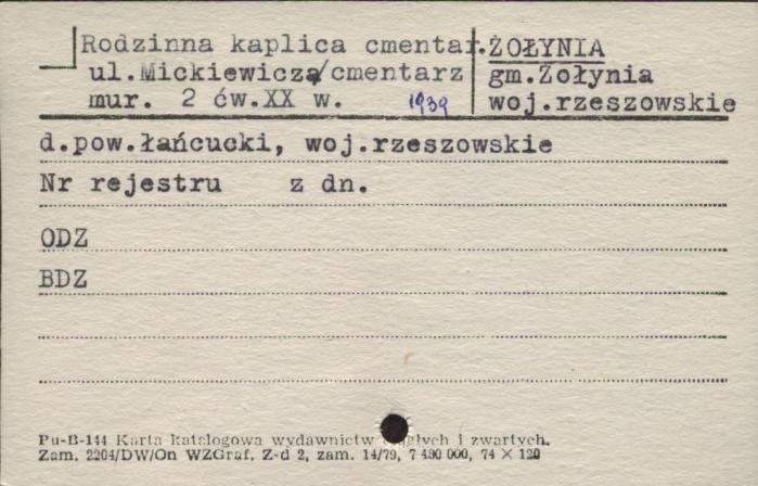 rodzinna kaplica cmentar., skan 1