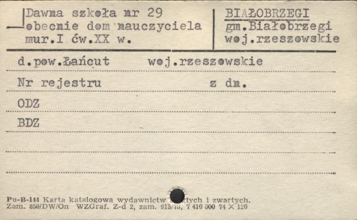 dawna szkoła, obecnie dom nauczyciela, skan 1