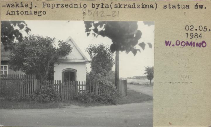 kapliczka MB Częstochowskiej, skan 2