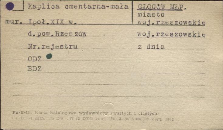 kaplica cmentarna - mała, skan 1