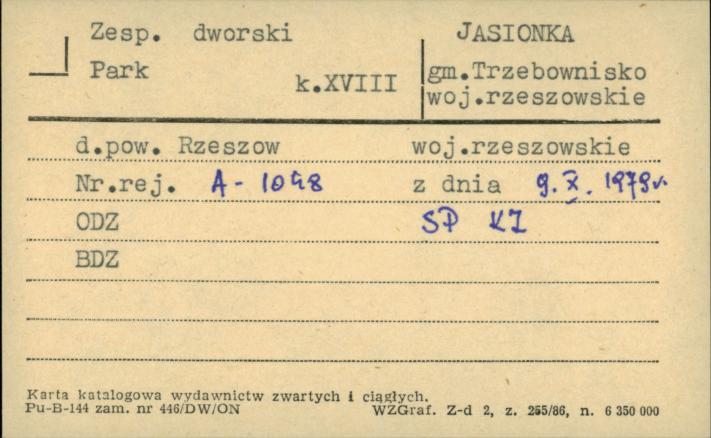 zespół dworski, park, skan 1