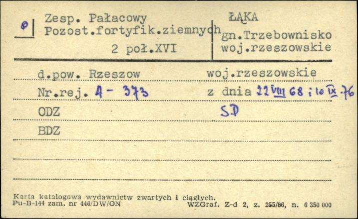 zespół pałacowy, pozost. fortyfik. ziemnych, skan 1