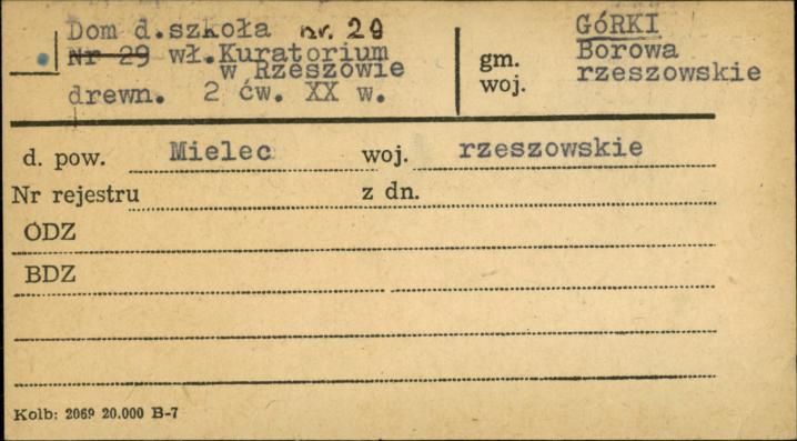 szkoła, ob. budynek mieszkalny, skan 1