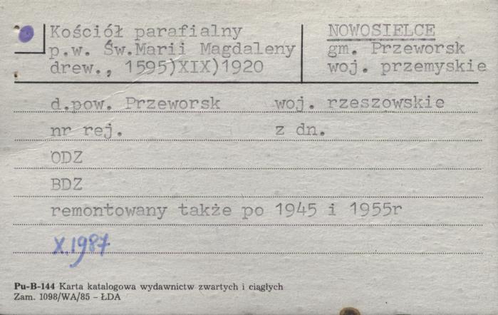 kościół par. pw. św. Marii Magdaleny, skan 1