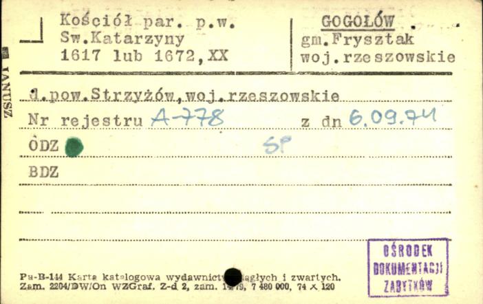 kościół par. pw. św. Katarzyny, skan 1