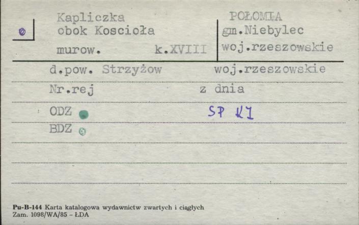 kapliczka obok kościoła, skan 1