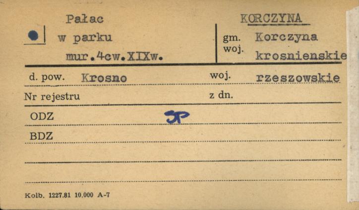pałac w parku, skan 1