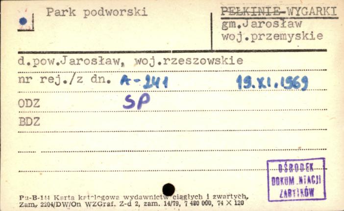 park dworski, skan 1