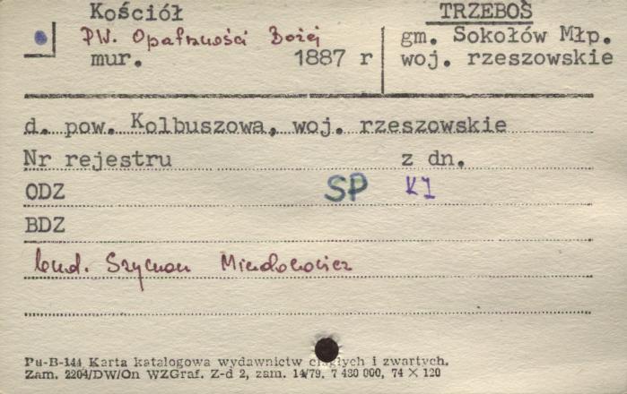 kościół pw. Opatrzności Bożej, skan 1