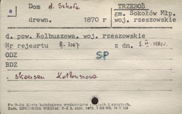 szkoła, ob. budynek mieszkalny, skan 1