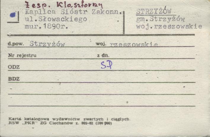 zespół klasztorny, kaplica sióstr zakonn., skan 1