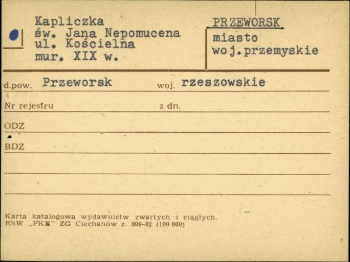 kapliczka św. Jana Nepomucena, skan 2