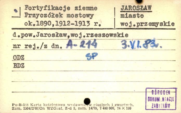 fortyfikacje ziemne, przyczółek mostowy, skan 1