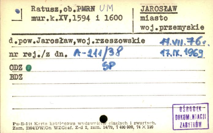 ratusz, ob. UM, skan 1