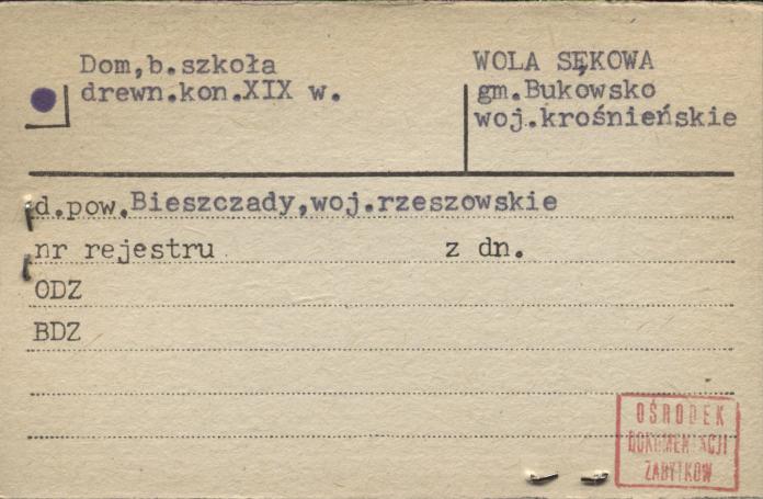 szkoła, ob. budynek mieszkalny, skan 1