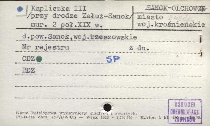 kapliczka III, skan 1