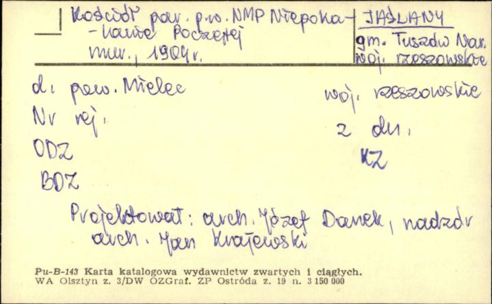 kościół par. p. w. NMP Niepokalanie Poczętej, skan 1