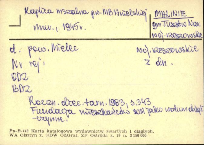 kaplica mszalna pw. MB Anielskiej, skan 1