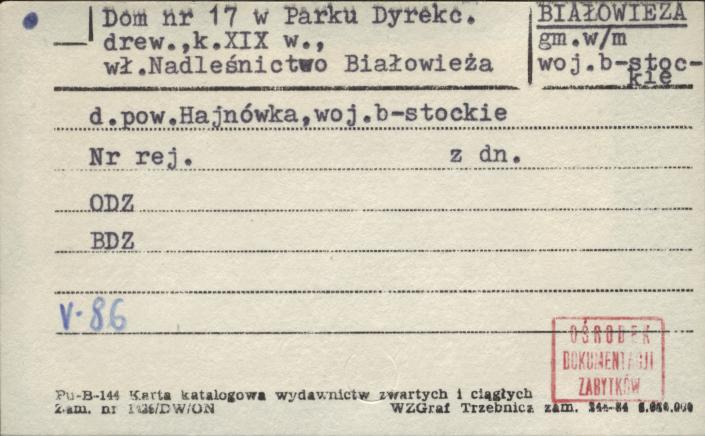 dom w parku dyrekcyjnym, skan 1
