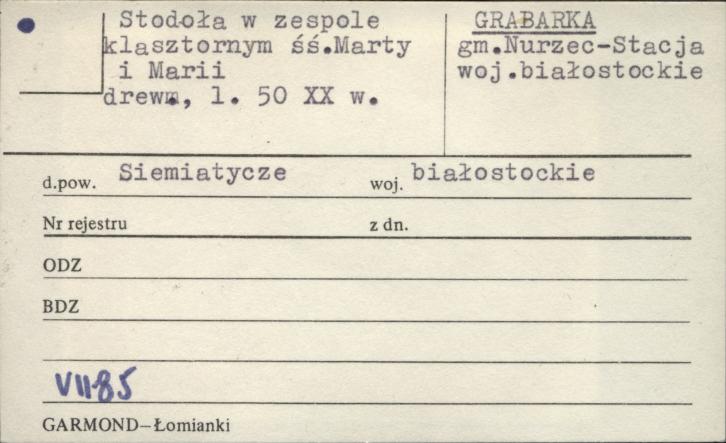 stodoła w zespole klasztornym św. Marty i Marii, skan 1