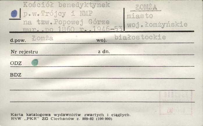 kościół benedyktynek pw. Trójcy i NMP, skan 1