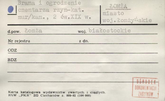 brama i ogrodzenie cmentarza rzym.-kat., skan 1