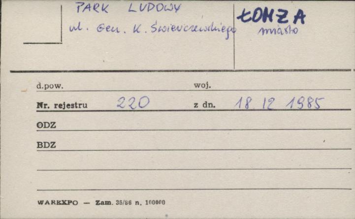 Park Ludowy, skan 1
