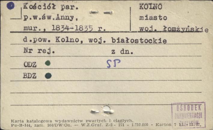kościół par. pw. św. Anny, skan 1