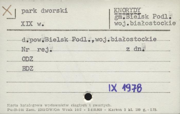 park dworski, skan 1