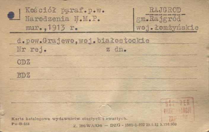 kościół paraf. pw. Narodzenia NMP, skan 1