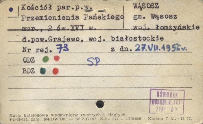 kościół par. pw. Przemieniana Pańskiego, skan 1