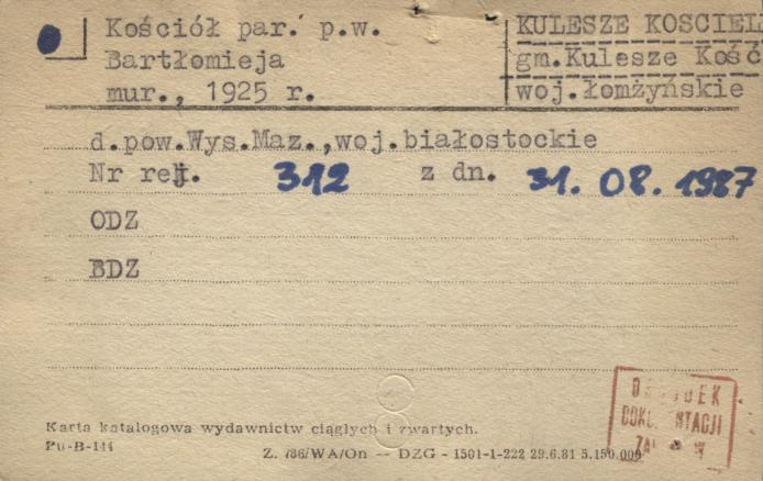 kościół par. pw. Bartłomieja, skan 1
