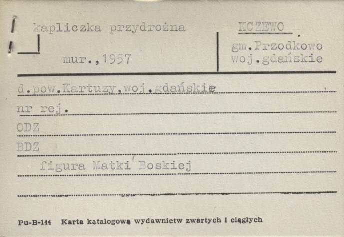 kapliczka przydrożna, skan 1