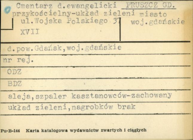 cmentarz d. ewangelicki przykościelny - układ zieleni, skan 1
