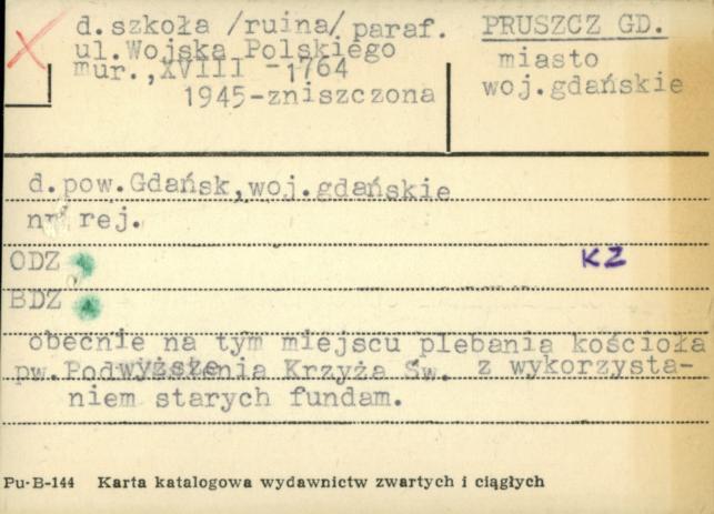 szkoła par., ob. plebania , skan 1
