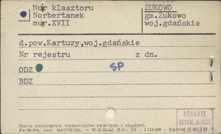 mur klasztoru norbertanek, skan 1