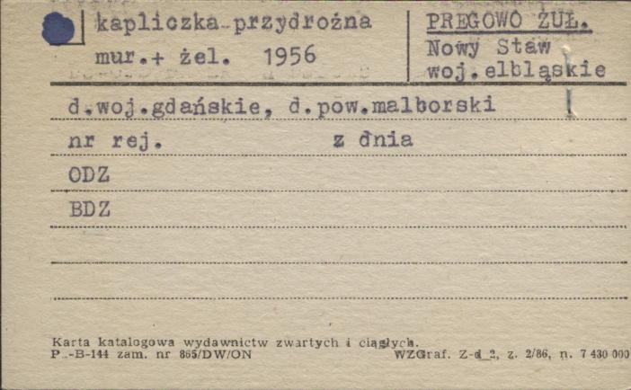 kapliczka przydrożna, skan 1