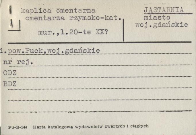 kaplica cmentarna cmentarza rzymsko-kat., skan 1
