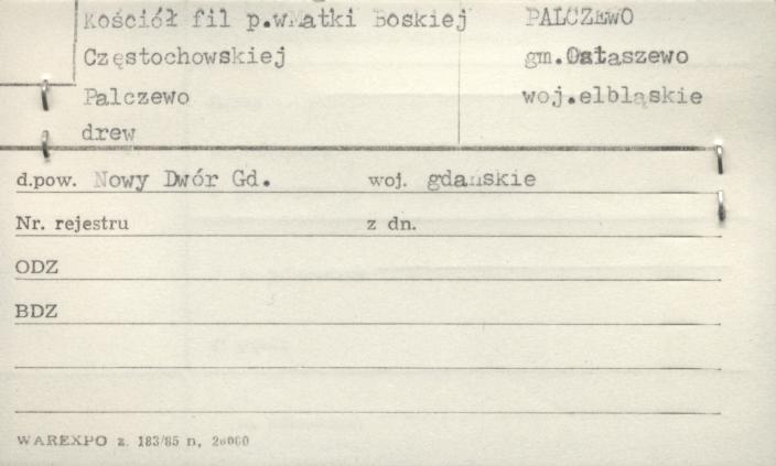 kościół fil. pw. Matki Boskiej Częstochowskiej, skan 1