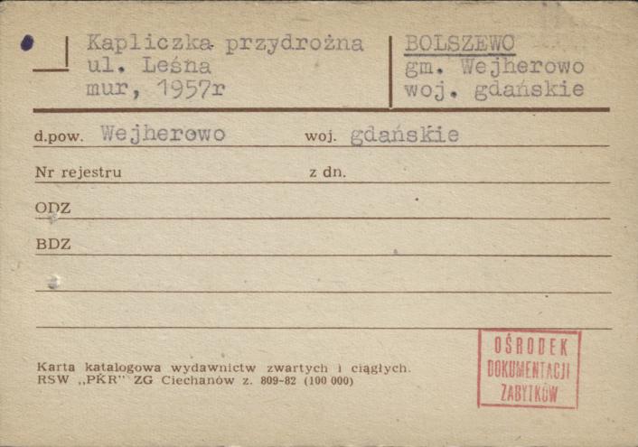kapliczka przydrożna, skan 1