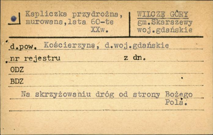 kapliczka przydrożna, skan 1