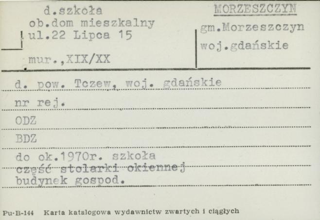 szkoła, ob. budynek mieszkalny, skan 1