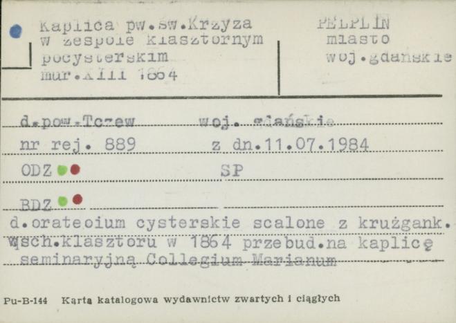 kaplica pw. Św. Krzyża, skan 1