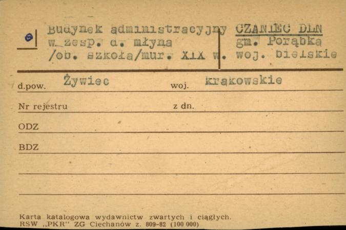 budynek administracyjny w zesp. d. młyna (ob. szkoła), skan 1