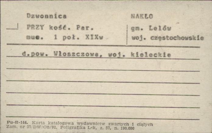 dzwonnica kość. par. św. Mikołaja, skan 3