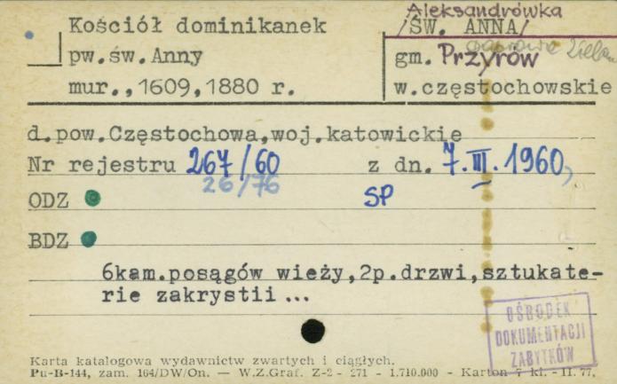 kościół dominikanek pw. św. Anny, skan 1