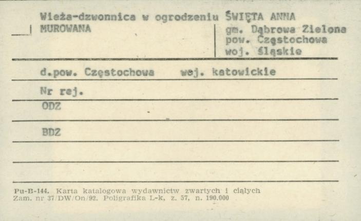 dzwonnica w ogrodzeniu, skan 1