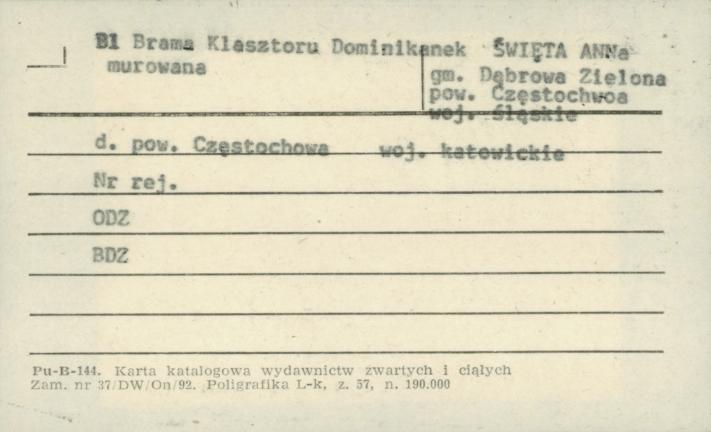 brama klasztoru Dominikanek, skan 1
