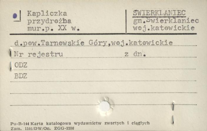 kapliczka przydrożna, skan 1